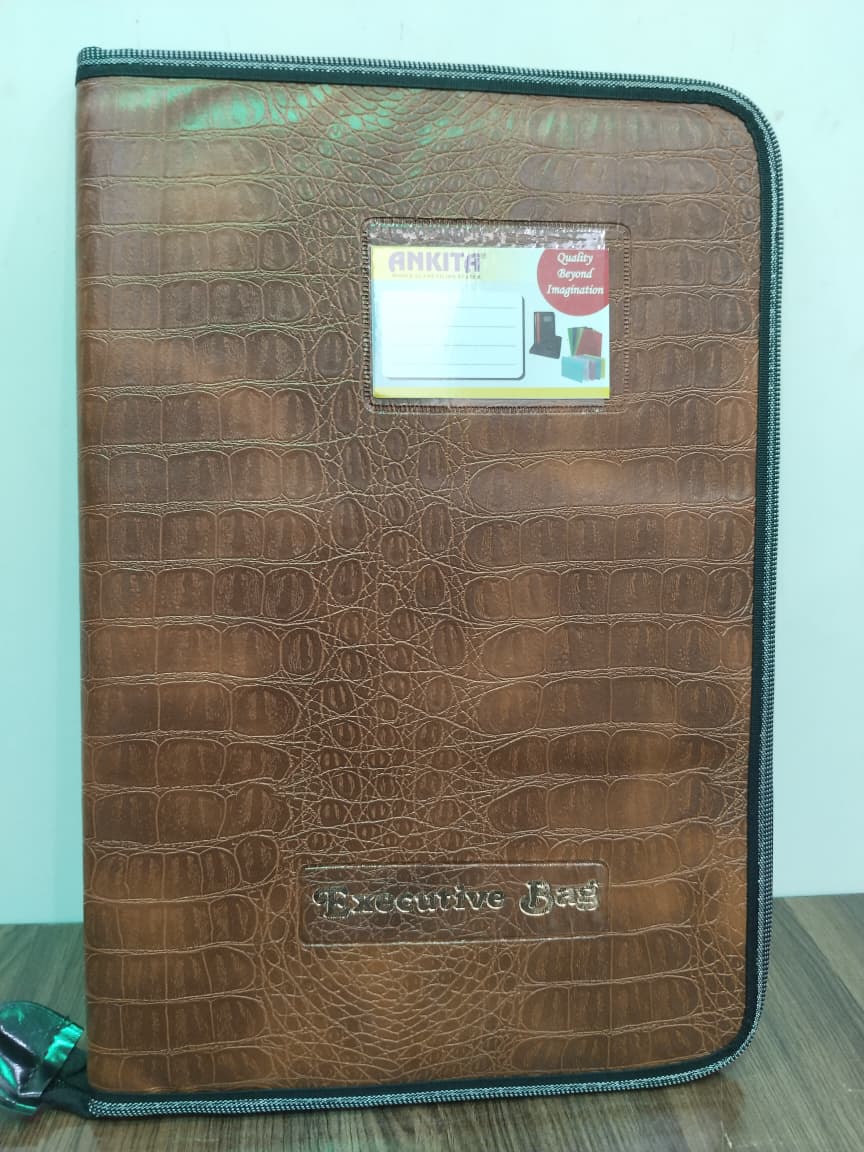Redeem Ankita Portfolio Leather Folder No.CB-430 (20 Leaf) (Redeem Off Up to 80 rs) - Image 2