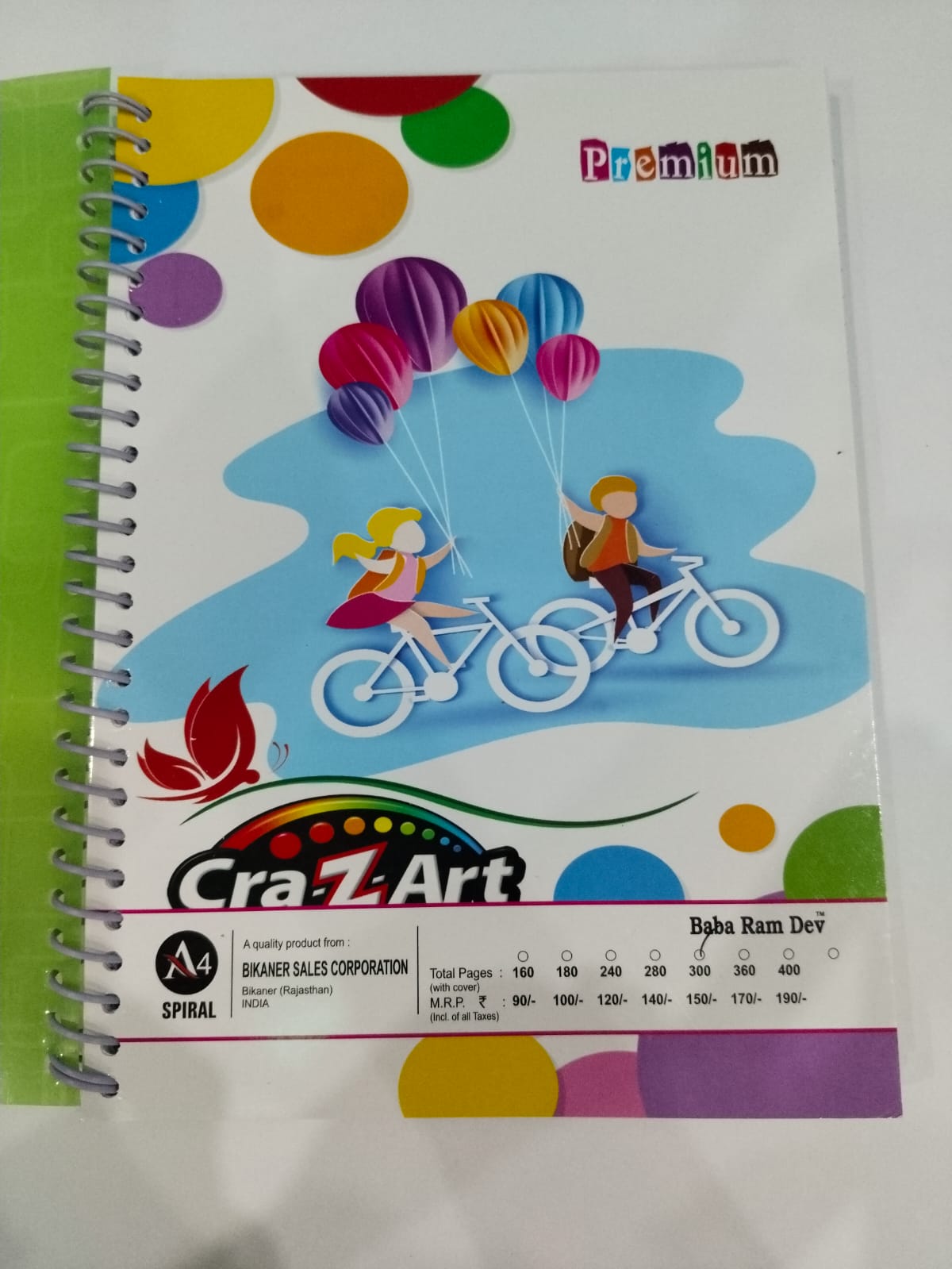 Primium A4 Spiral 300 Page Notebook - Image 5