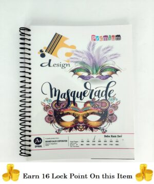 Premium BR Spiral A4 240 Pages Notebook Single Ruled/Lined | Register