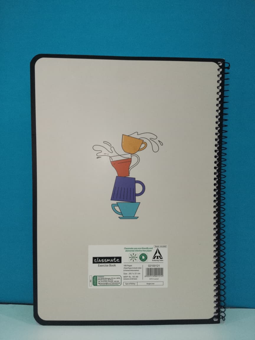 Classmate 180 Page Spiral Notebook - Image 4