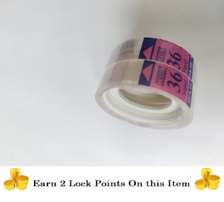 Connect Self Adhesive Transparent Tape 0.5 inch (Small Tape)