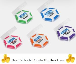 Doms Neon Dust Free Hexa Eraser