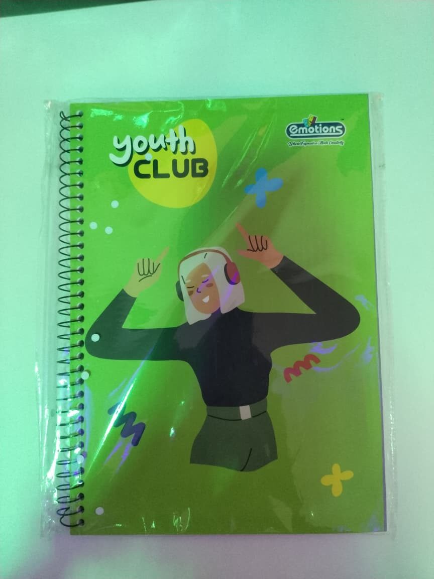 Emotion 300 Page A4 Spiral Ruled Notebook - Image 6