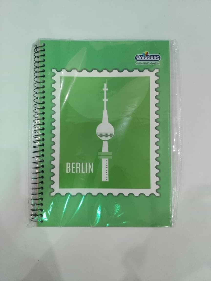 Emotion 300 Page A4 Spiral Ruled Notebook - Image 4