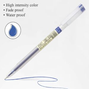 PN-FLR-GLS-GL-GR-017 Flair Glass Gel Pen Blue , Green