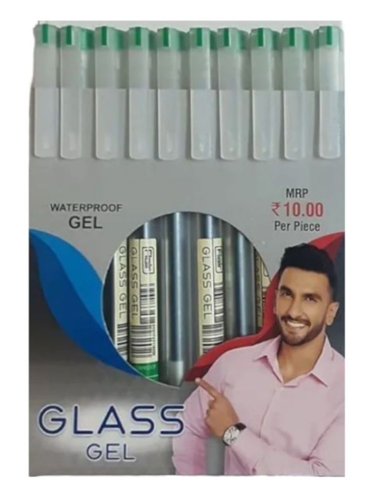 Flair Glass Gel Pen (Green) - Image 3