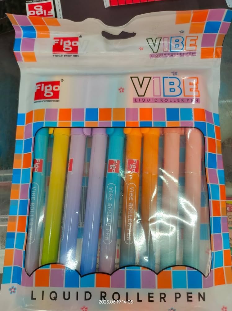 Figo Vibe Roller Ball Pen (Blue) - Image 4