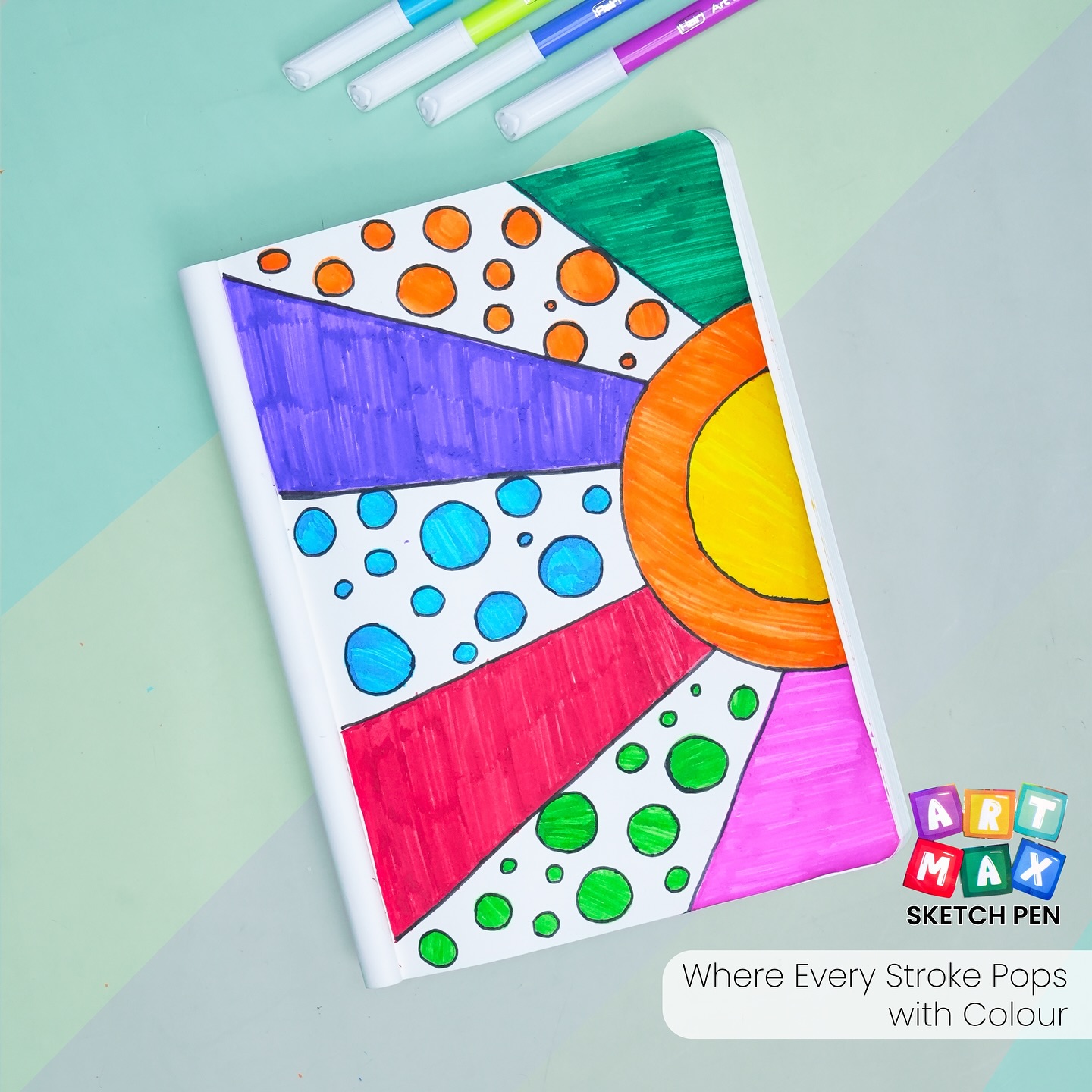 Flair Creative MultiColour Sketch Pen - Image 5