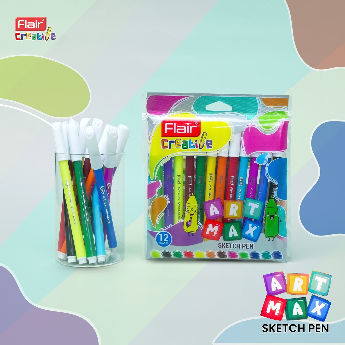 Flair Creative MultiColour Sketch Pen - Image 2