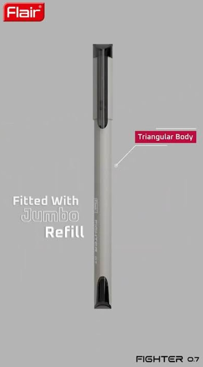 Flair Fighter Ball Pen (Black) - Image 3