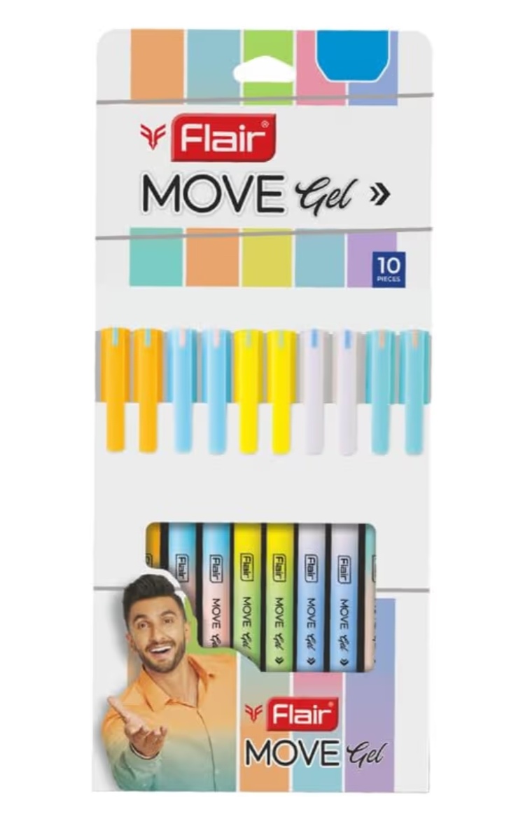 Flair Move Gel Pen (Blue) - Image 5