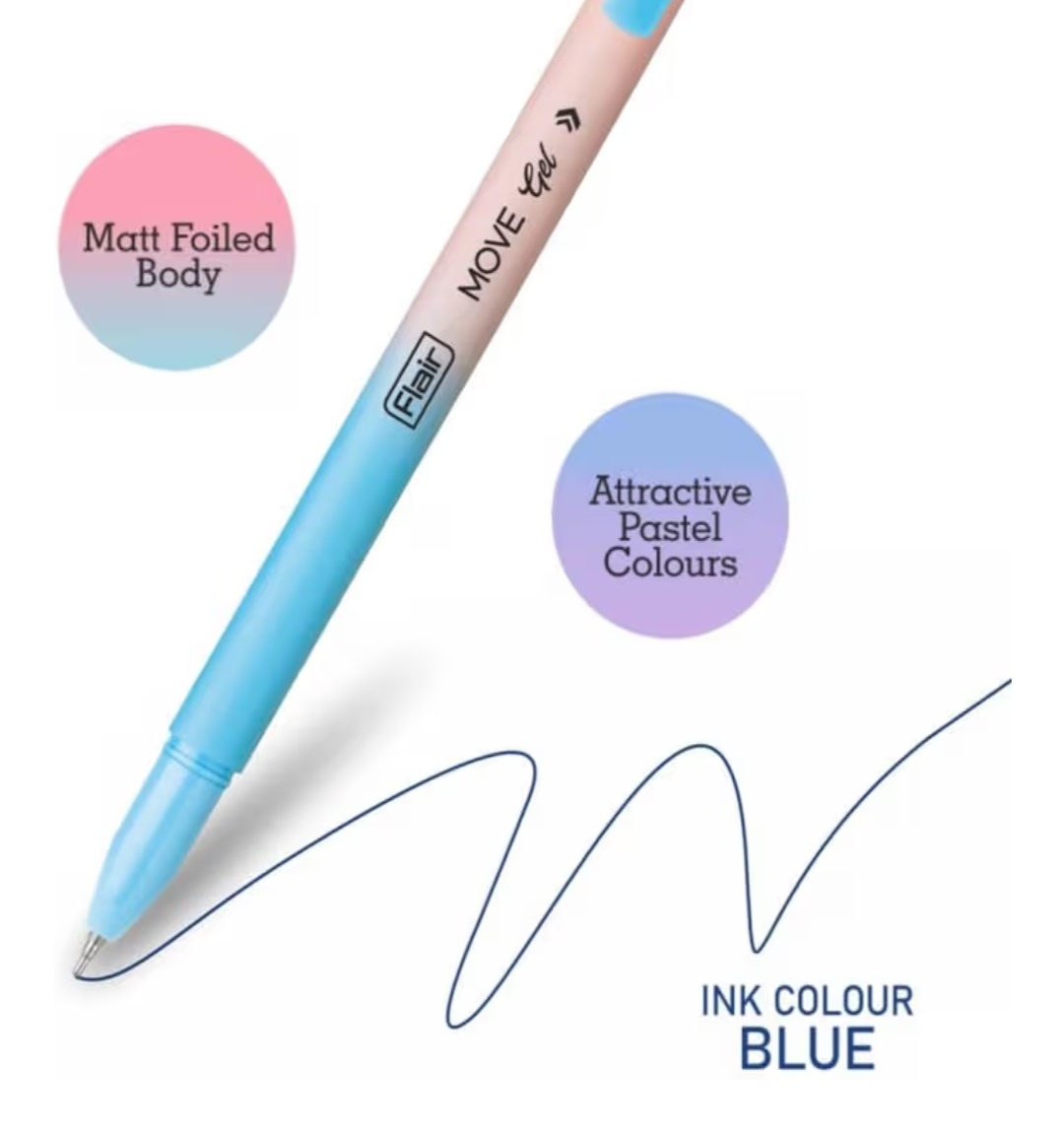 Flair Move Gel Pen (Blue)
