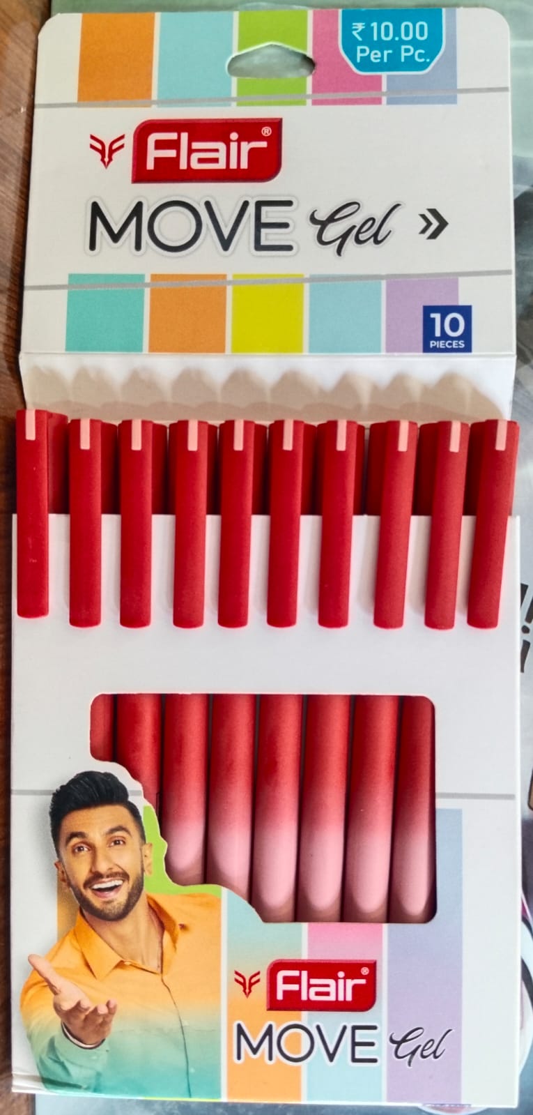 Flair Move Gel Pen (Red) - Image 4