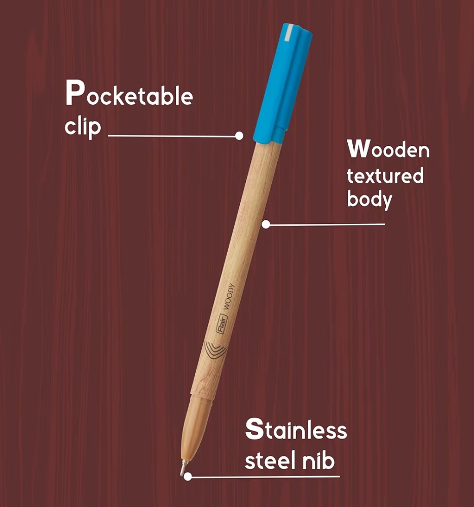 Flair Woody Ball Pen (Blue)