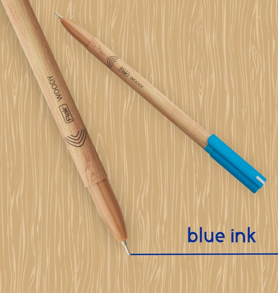 Flair Woody Ball Pen (Blue) - Image 5