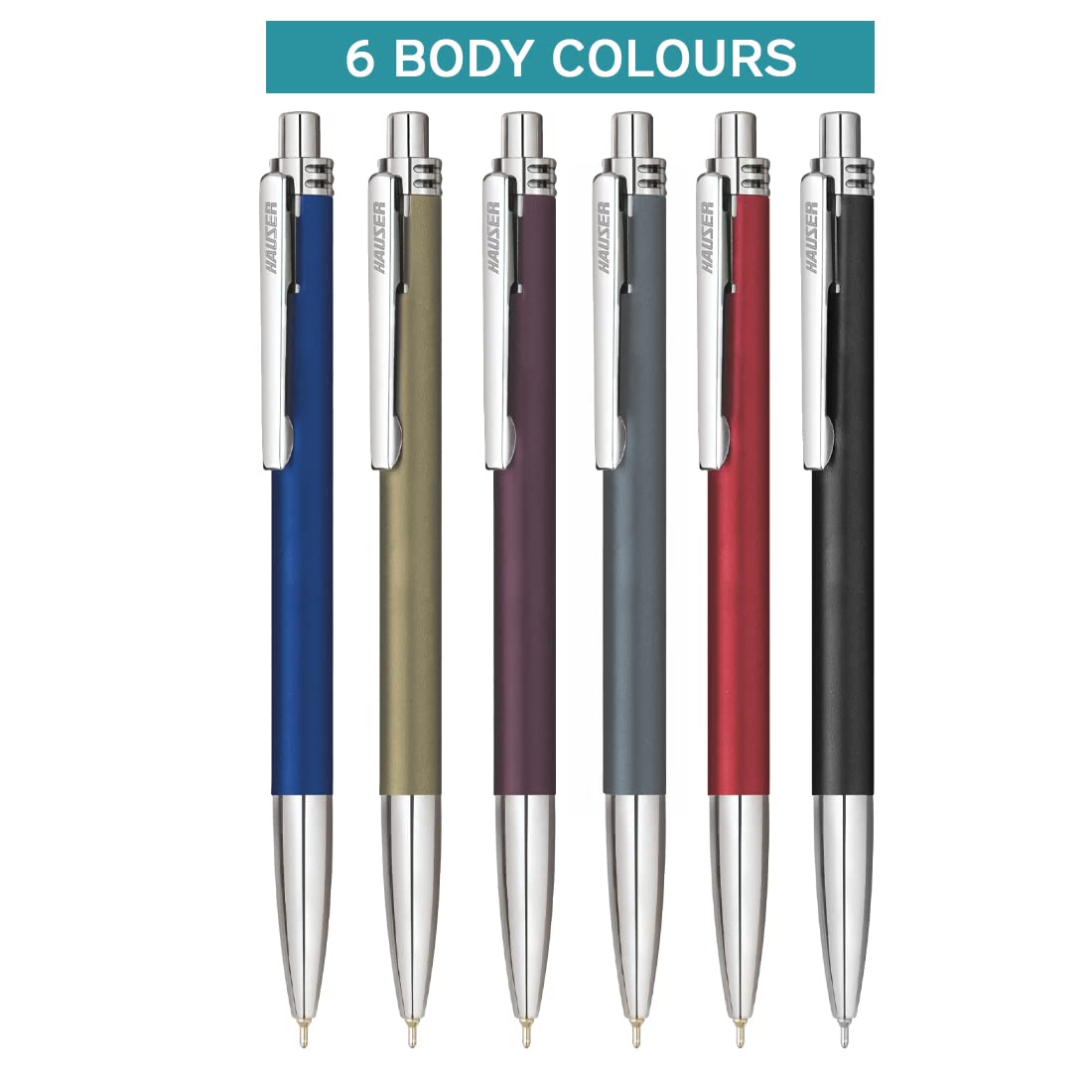 Hauser Vesta Click Ball Pen (Blue) - Image 5