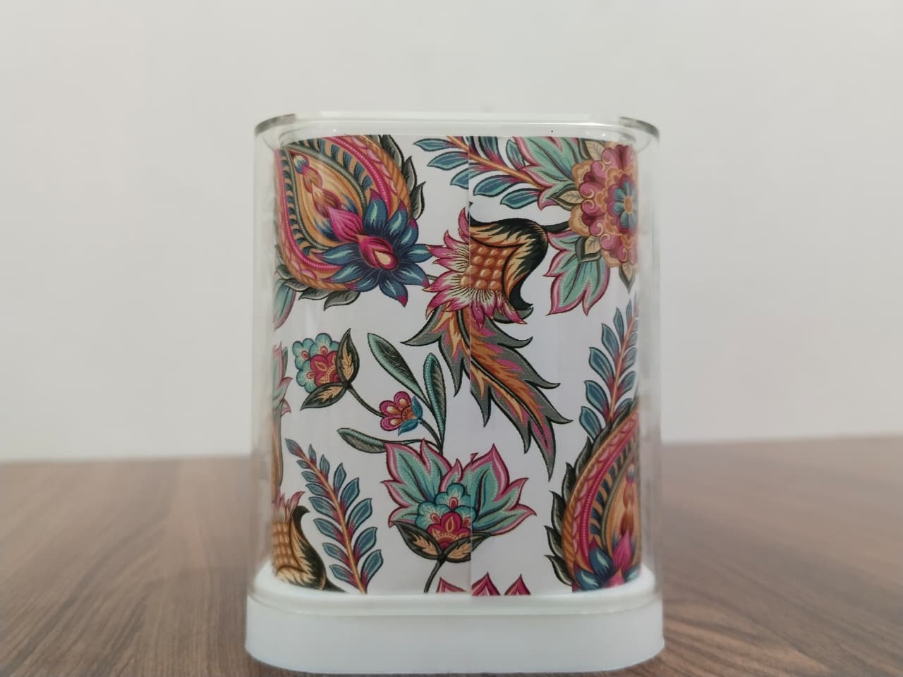 Redeem Khyati Crystal Square Pen Stand-S611 (Redeem Off Up to 35 rs) - Image 2