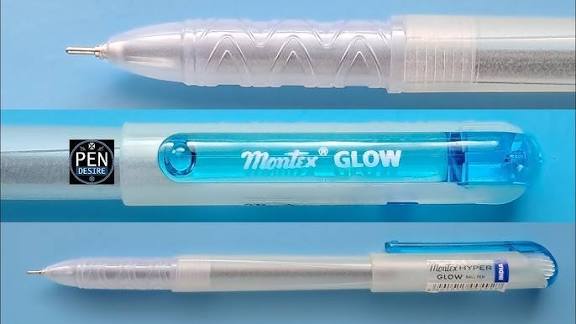 Montex Glow Ball Pen (Blue)