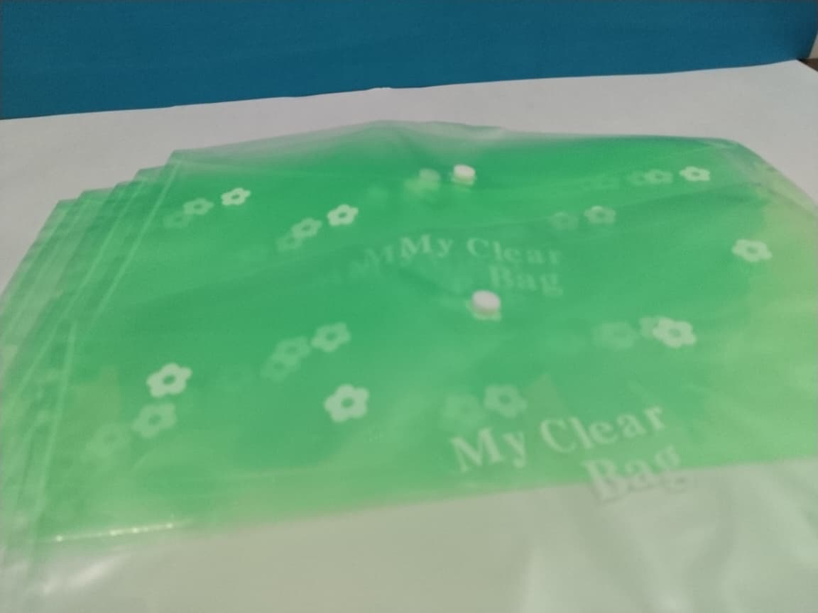 My Clear Bag Plastic Colored Transparent File Folder - Image 3
