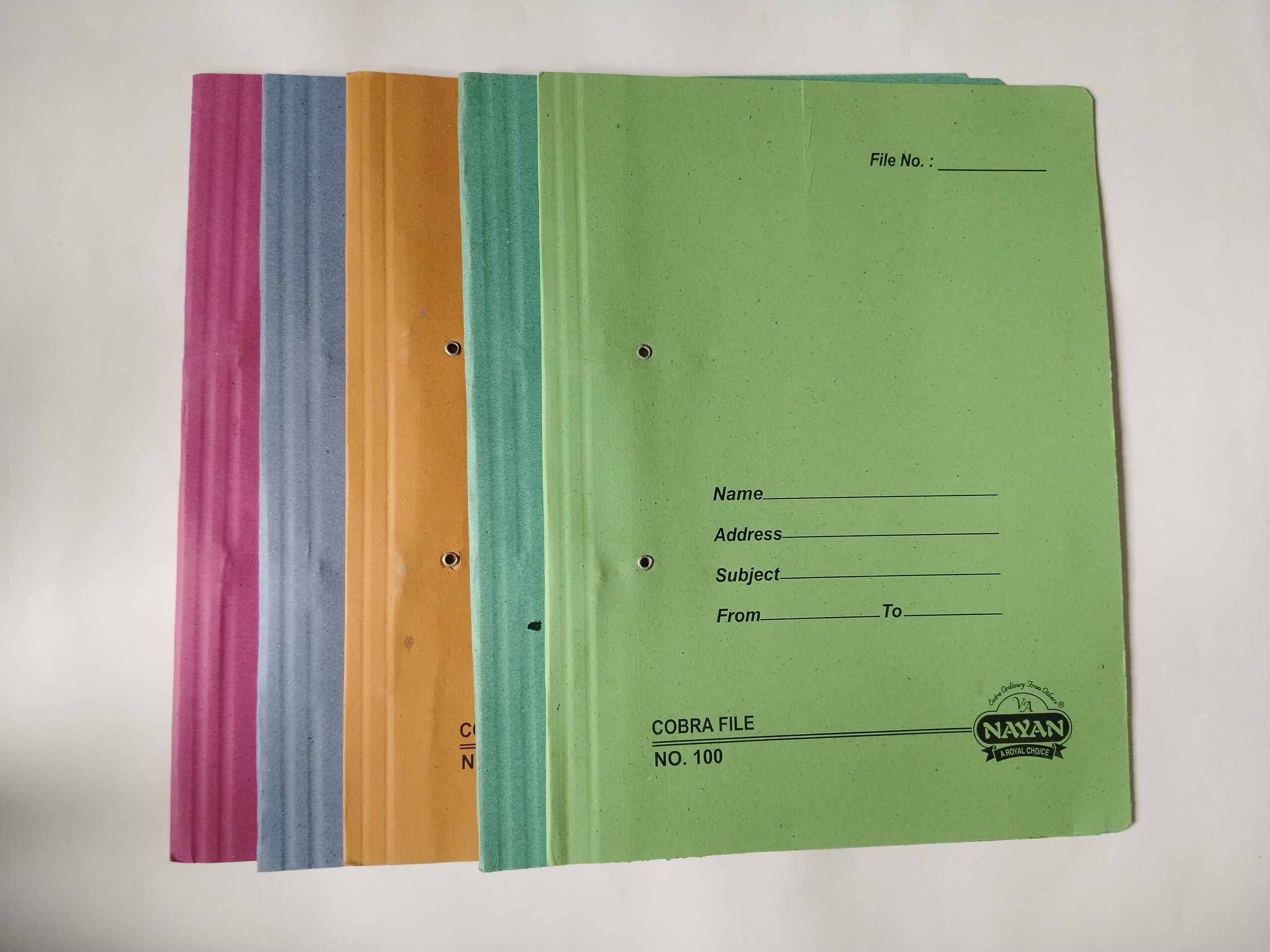 Nayan Cobra File No. 100 (Spring File Paper Board) - Image 2