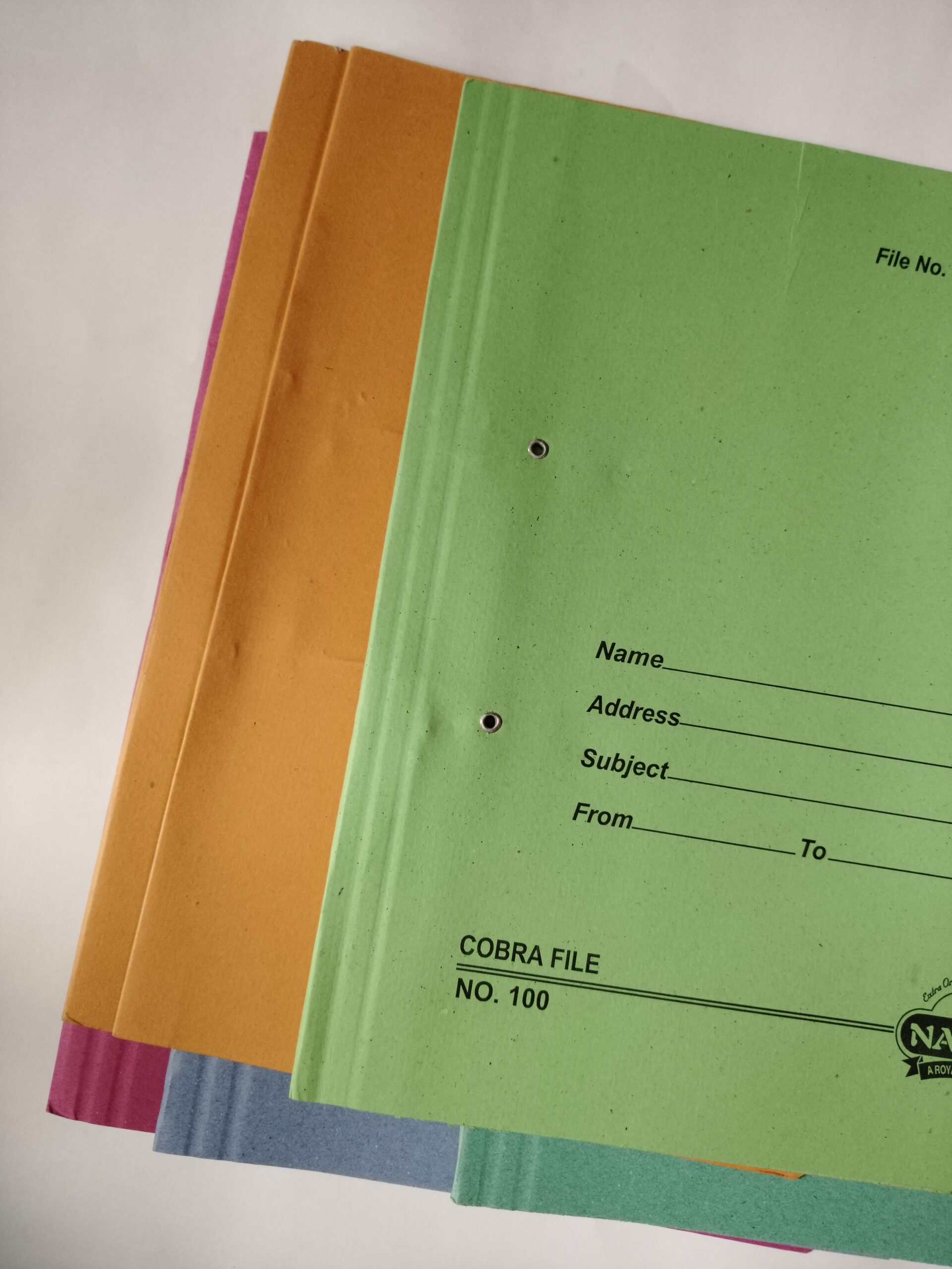 Nayan Cobra File No. 100 (Spring File Paper Board) - Image 3