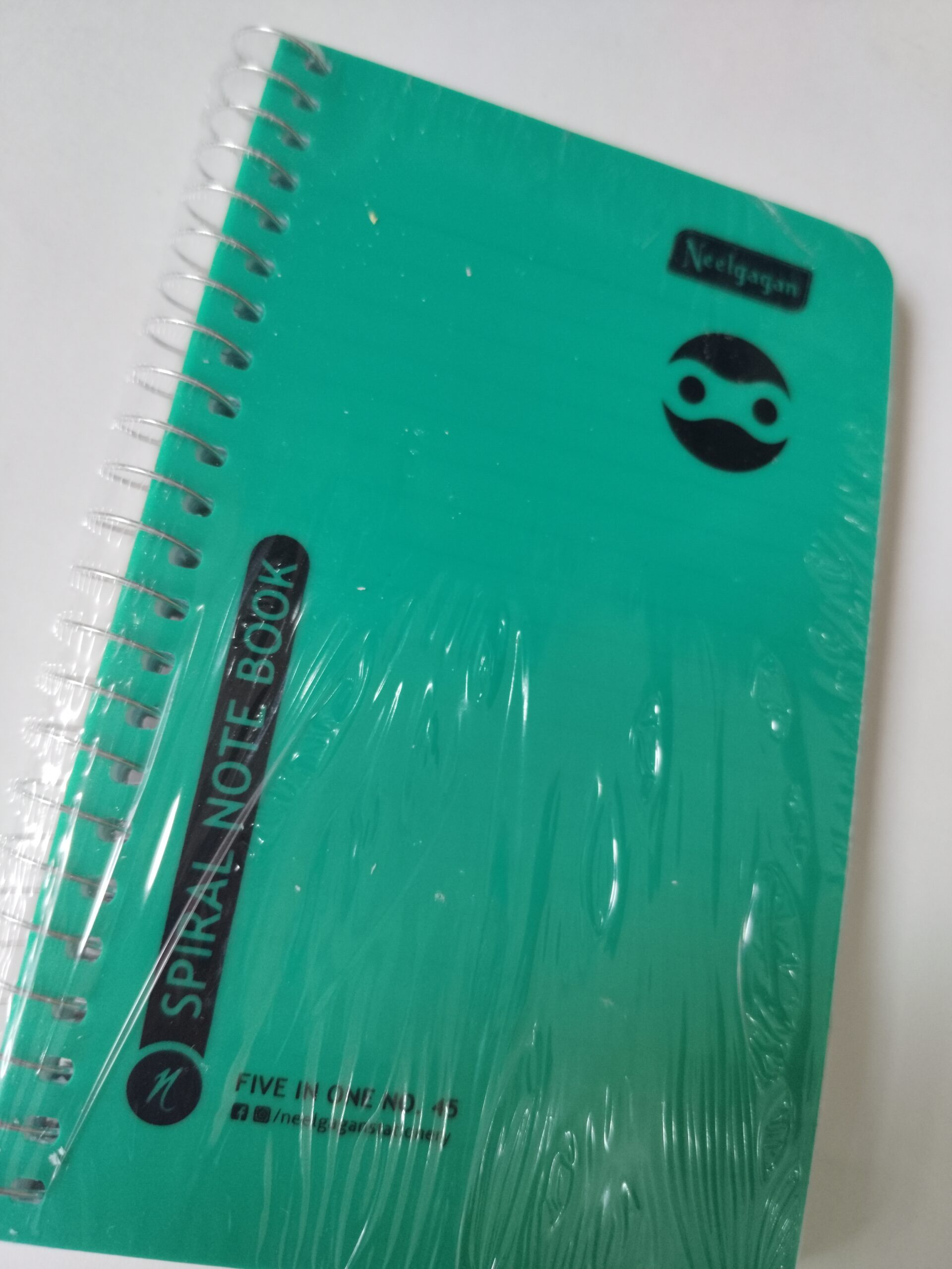 Neelgagan Spiral Notebook Pad-45 No (5 in 1) Pages 200-5 Colours-9.5 x 14.8 cm - Image 2