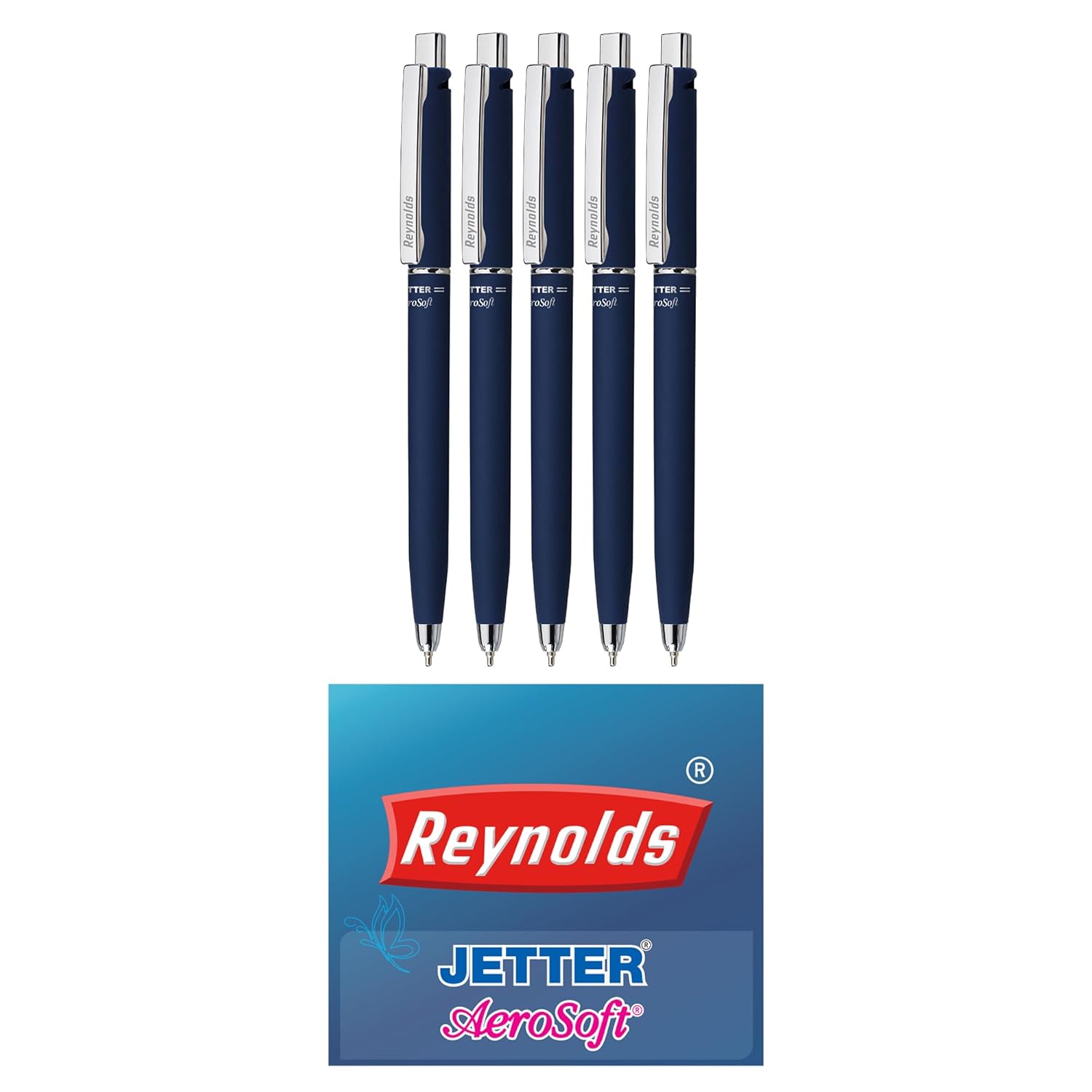 Reynolds Jetter Aerosoft Ball Pen (Blue) - Image 5