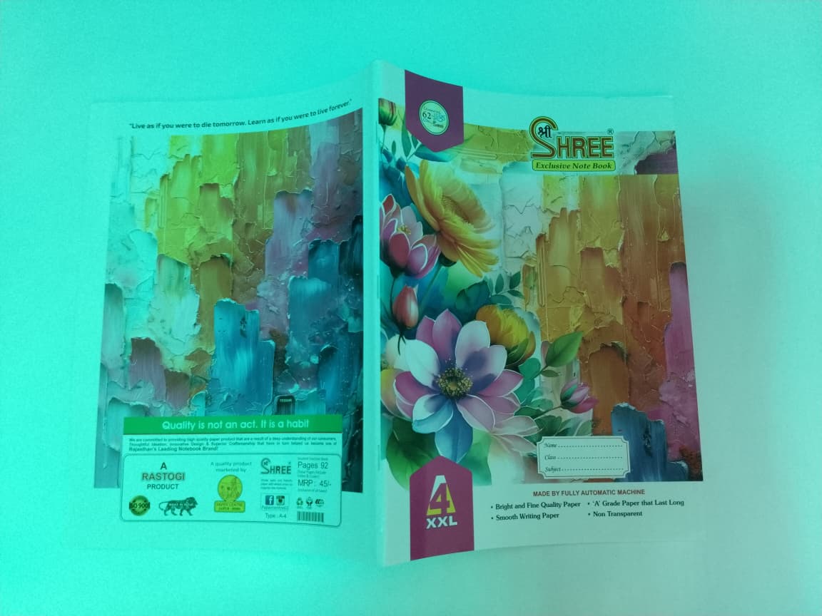 Shree Notebook A4 - 92 Pages - Image 4