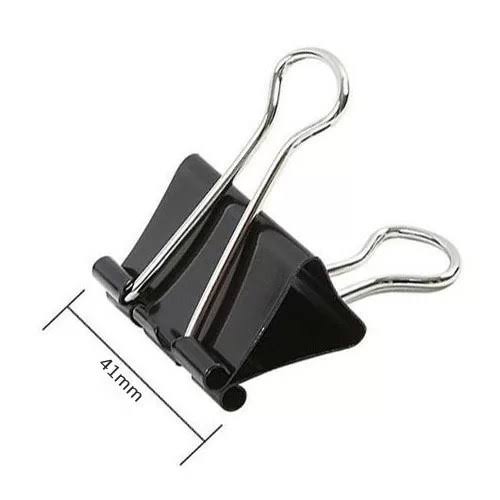 Smart Metal Binder Clip (41mm) Width Black - Image 2