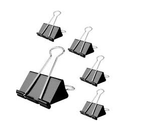 Smart Metal Binder Clip (41mm) Width Black - Image 4