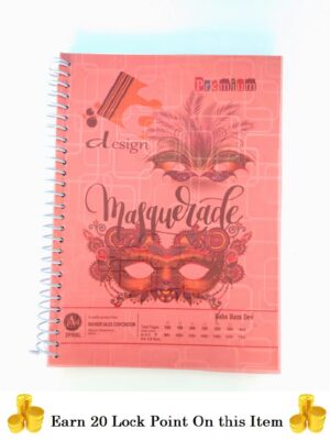 Premium BR Spiral A4 300 Pages Notebook Single Ruled/Lined | Register