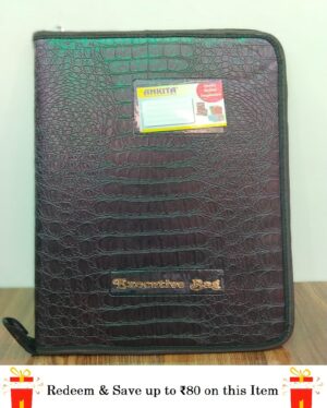 Redeem Ankita Portfolio Leather Folder No.CB-430 (20 Leaf) (Redeem Off Up to 80 rs)