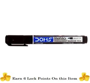 Doms Refilo Permanent Marker Pen (Thick)