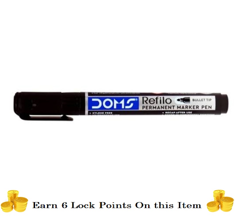 Doms Refilo Permanent Marker Pen (Thick)