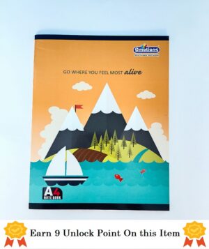 Emotions A4 112 Pages Notebook Single Ruled/Lined | Register