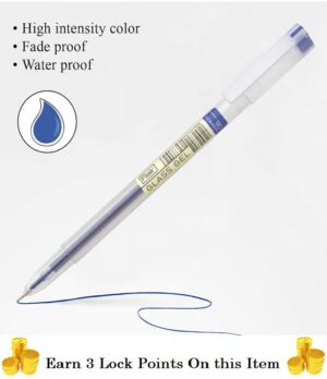 Flair Glass Gel Pen (Blue)