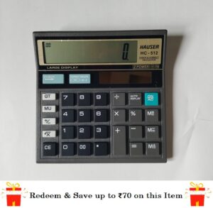 Redeem Hauser Germany HC-512 Electronic Calculator Desktop Series (Redeem Off Up to 70 rs)