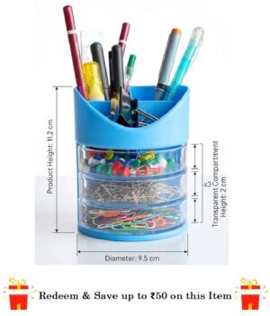 Redeem Khyati Trendy Pen Stand-S626 (Redeem Off Up to 50 rs)
