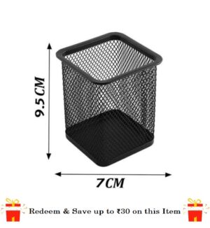 Redeem Khyati Metal Pen Stand-S657 (Redeem Off Up to 30 rs)