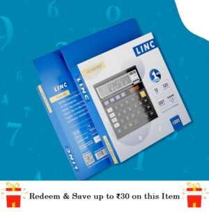 Redeem Linc LC-512 GST Calculator (Redeem Off Up to 30 rs)