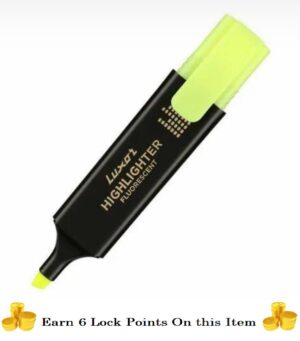 Luxor Highlighter Fluorescent Yellow