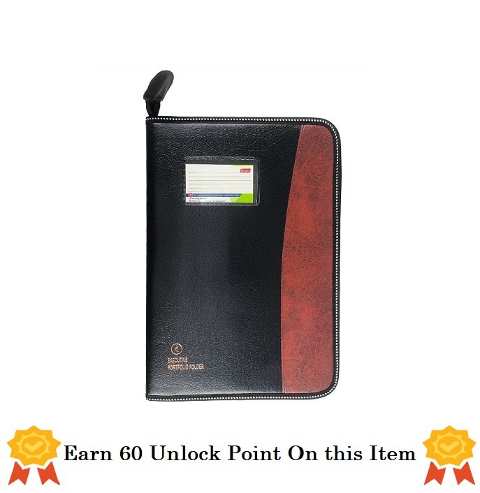 Neelgagan Portfolio Folder B4 Leather File Folder (20 Leaf)
