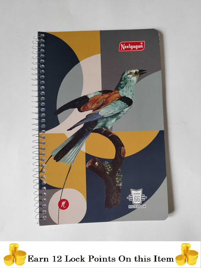 Neelgagan Notebook Spiral Pad-66 No (Side) 80 Pages-14.5 x 22.5 cm
