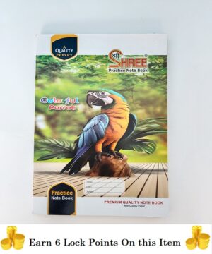 Shree Rough A4 196 Pages Notebook Single Ruled/Lined | Register