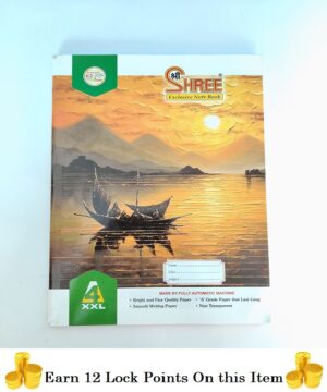 Shree A4 216 Pages Notebook Single Ruled/Lined | Register