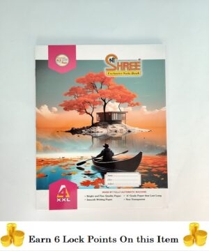 Shree A4 92 Pages Notebook Single Ruled/Lined | Register