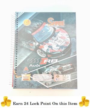Shree Spiral A4 384 Pages Notebook Single Ruled/Lined | Register