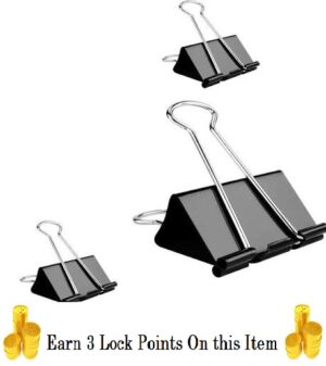 JB9 Metal Binder Clip 19MM -Pack Of 3