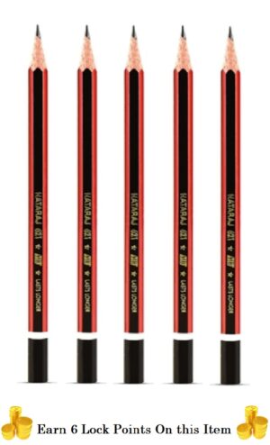 Natraj 621 Bold Writing Pencil - Pack Of 5