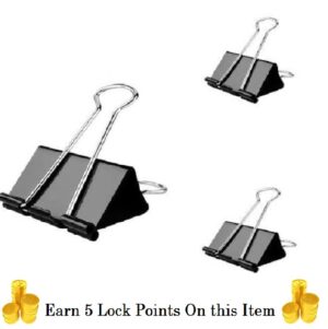 One Plus Metal Binder Clip 25MM -Pack Of 3